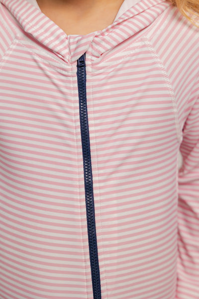 Pink Classic Stripes Sunsuit