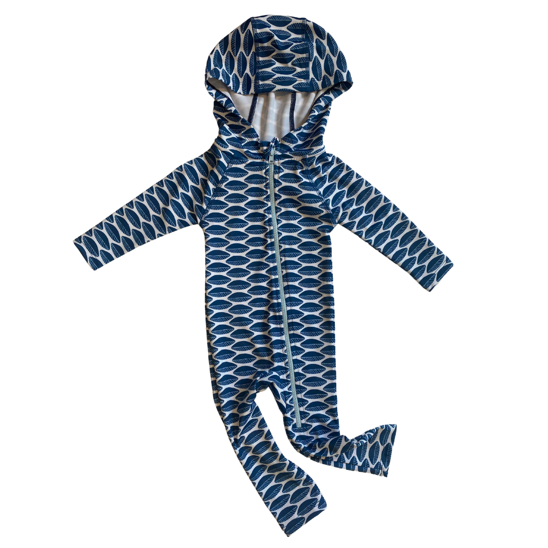 Banana Leaf Sunsuit Front